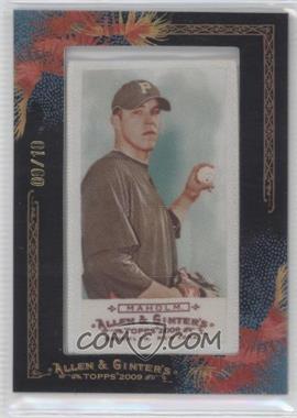 2009 Topps Allen & Ginter's - [Base] - Silk Mini Framed #_PAMA - Paul Maholm /10