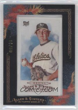 2009 Topps Allen & Ginter's - [Base] - Silk Mini Framed #_TRCA - Trevor Cahill /10