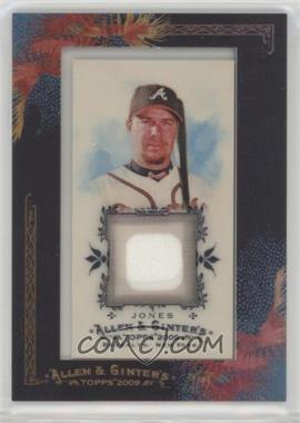 2009 Topps Allen & Ginter's - Framed Mini Relics #AGR-CJ - Chipper Jones