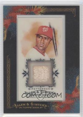 2009 Topps Allen & Ginter's - Framed Mini Relics #AGR-CP - Corey Patterson