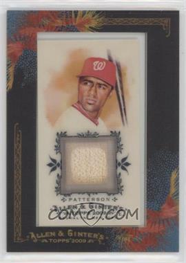 2009 Topps Allen & Ginter's - Framed Mini Relics #AGR-CP - Corey Patterson