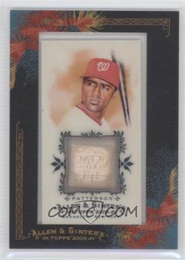 2009 Topps Allen & Ginter's - Framed Mini Relics #AGR-CP - Corey Patterson