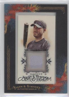 2009 Topps Allen & Ginter's - Framed Mini Relics #AGR-TH - Travis Hafner