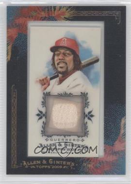 2009 Topps Allen & Ginter's - Framed Mini Relics #AGR-VG - Vladimir Guerrero