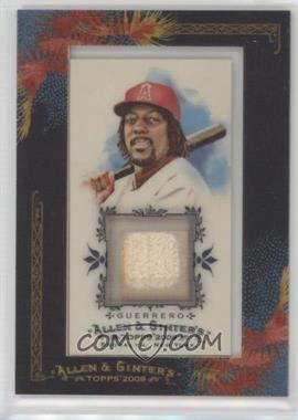 2009 Topps Allen & Ginter's - Framed Mini Relics #AGR-VG - Vladimir Guerrero