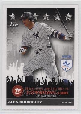 2009 Topps Aquafina Pitch Hit & Run - [Base] #TTT1 - Alex Rodriguez