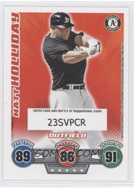 2009 Topps Attax - [Base] - Code Cards #_MAHO - Matt Holliday