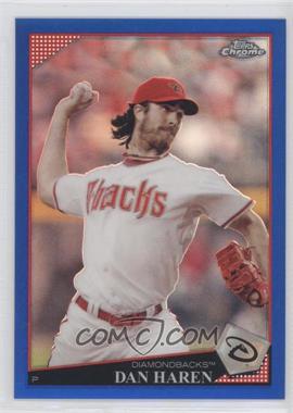 2009 Topps Chrome - [Base] - Blue Refractor #111 - Dan Haren /199