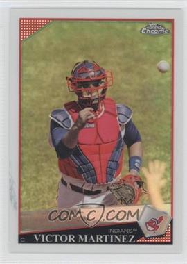 2009 Topps Chrome - [Base] - Refractor #104 - Victor Martinez