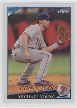 2009 Topps Chrome - [Base] - Refractor #162 - Michael Young