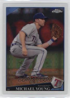 2009 Topps Chrome - [Base] - Refractor #162 - Michael Young