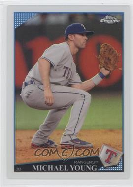 2009 Topps Chrome - [Base] - Refractor #162 - Michael Young