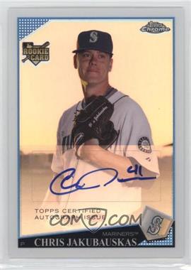 2009 Topps Chrome - [Base] - Refractor #243 - Rookie Autographs - Chris Jakubauskas /499