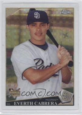 2009 Topps Chrome - [Base] - X-Fractor #185 - Everth Cabrera