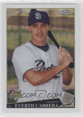 2009 Topps Chrome - [Base] - X-Fractor #185 - Everth Cabrera