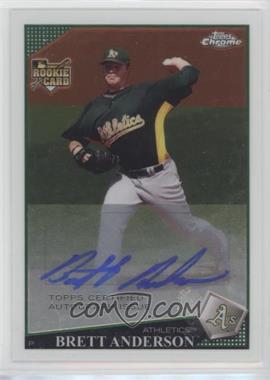 2009 Topps Chrome - [Base] #226 - Rookie Autographs - Brett Anderson