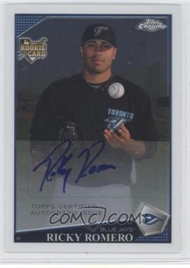 2009 Topps Chrome - [Base] #234 - Rookie Autographs - Ricky Romero