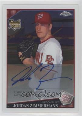 2009 Topps Chrome - [Base] #235 - Rookie Autographs - Jordan Zimmermann