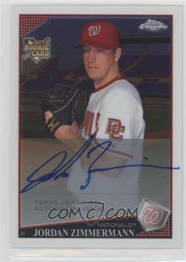 2009 Topps Chrome - [Base] #235 - Rookie Autographs - Jordan Zimmermann