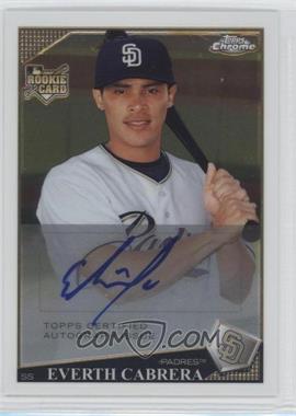 2009 Topps Chrome - [Base] #241 - Rookie Autographs - Everth Cabrera