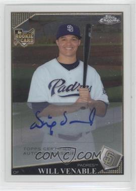 2009 Topps Chrome - Rookie Autographs #_WIVE - Will Venable