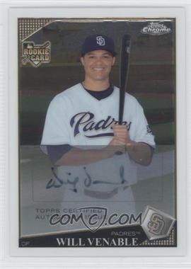 2009 Topps Chrome - Rookie Autographs #_WIVE - Will Venable