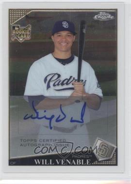2009 Topps Chrome - Rookie Autographs #_WIVE - Will Venable