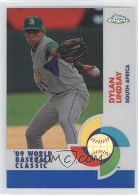 2009 Topps Chrome - World Baseball Classic - Blue Refractor #W96 - Dylan Lindsay /199