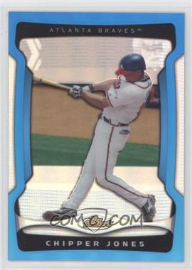 2009 Topps Finest - [Base] - Blue Refractor #10 - Chipper Jones /399 [EX to NM]