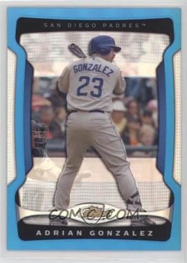 2009 Topps Finest - [Base] - Blue Refractor #103 - Adrian Gonzalez /399