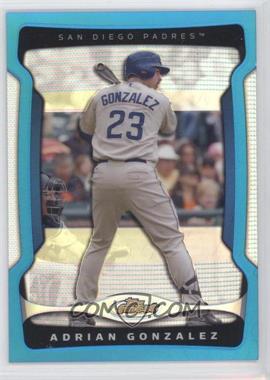 2009 Topps Finest - [Base] - Blue Refractor #103 - Adrian Gonzalez /399