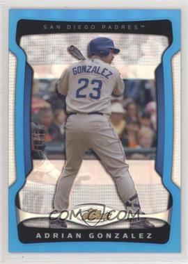 2009 Topps Finest - [Base] - Blue Refractor #103 - Adrian Gonzalez /399