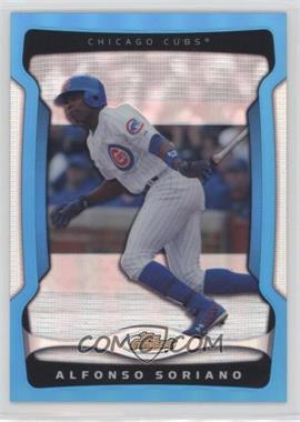 2009 Topps Finest - [Base] - Blue Refractor #12 - Alfonso Soriano /399