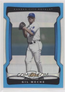 2009 Topps Finest - [Base] - Blue Refractor #123 - Gil Meche /399