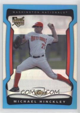 2009 Topps Finest - [Base] - Blue Refractor #131 - Mike Hinckley /399