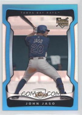 2009 Topps Finest - [Base] - Blue Refractor #142 - John Jaso /399