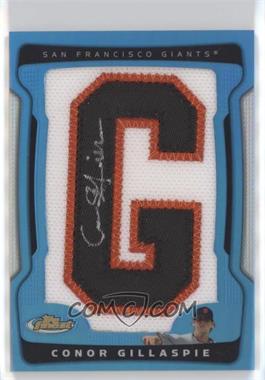 2009 Topps Finest - [Base] - Blue Refractor #156.G - Autograph Letter Patch - Conor Gillaspie (Letter G) /25