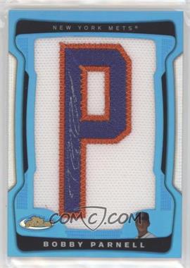 2009 Topps Finest - [Base] - Blue Refractor #160.P - Autograph Letter Patch - Bobby Parnell (Letter P) /25