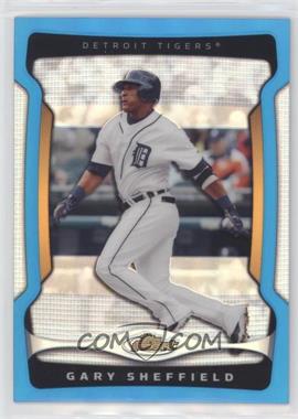 2009 Topps Finest - [Base] - Blue Refractor #43 - Gary Sheffield /399