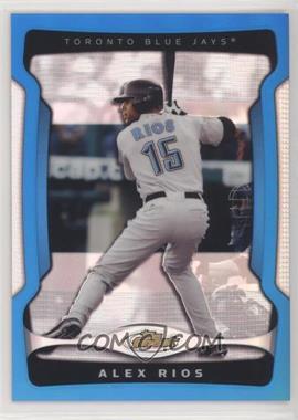 2009 Topps Finest - [Base] - Blue Refractor #70 - Alex Rios /399