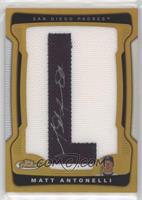 Autograph Letter Patch - Matt Antonelli (Letter L) #/10