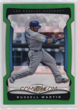 2009 Topps Finest - [Base] - Green Refractor #110 - Russell Martin /99