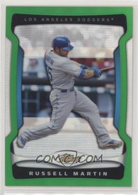 2009 Topps Finest - [Base] - Green Refractor #110 - Russell Martin /99