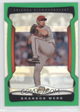 2009 Topps Finest - [Base] - Green Refractor #80 - Brandon Webb /99