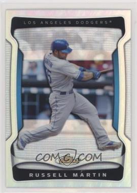 2009 Topps Finest - [Base] - Refractor #110 - Russell Martin