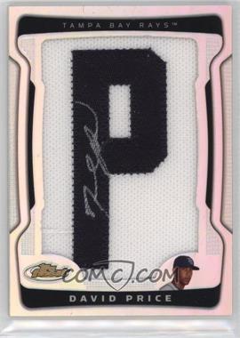 2009 Topps Finest - [Base] - Refractor #164.P - Autograph Letter Patch - David Price (Letter P) /75