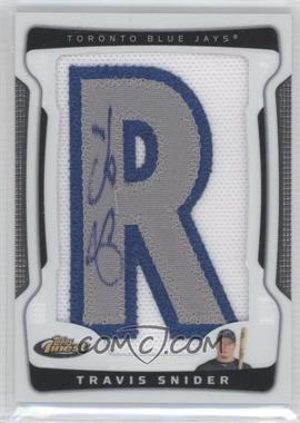 2009 Topps Finest - [Base] #152.R - Autograph Letter Patch - Travis Snider (Letter R) /218