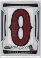 Autograph Letter Patch - Michael Bowden (Letter O) #/218