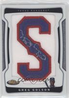 Autograph Letter Patch - Greg Golson (Letter S) #/210