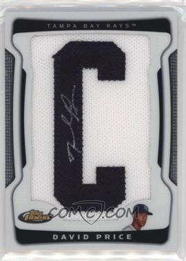 2009 Topps Finest - [Base] #164.C - Autograph Letter Patch - David Price (Letter C) /285